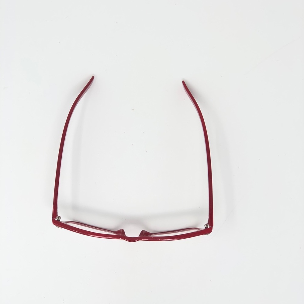 Red Rimmed Glasses - Picture 2 of 3